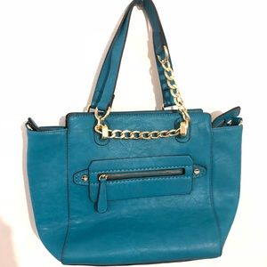 Turquoise and Gold Purse